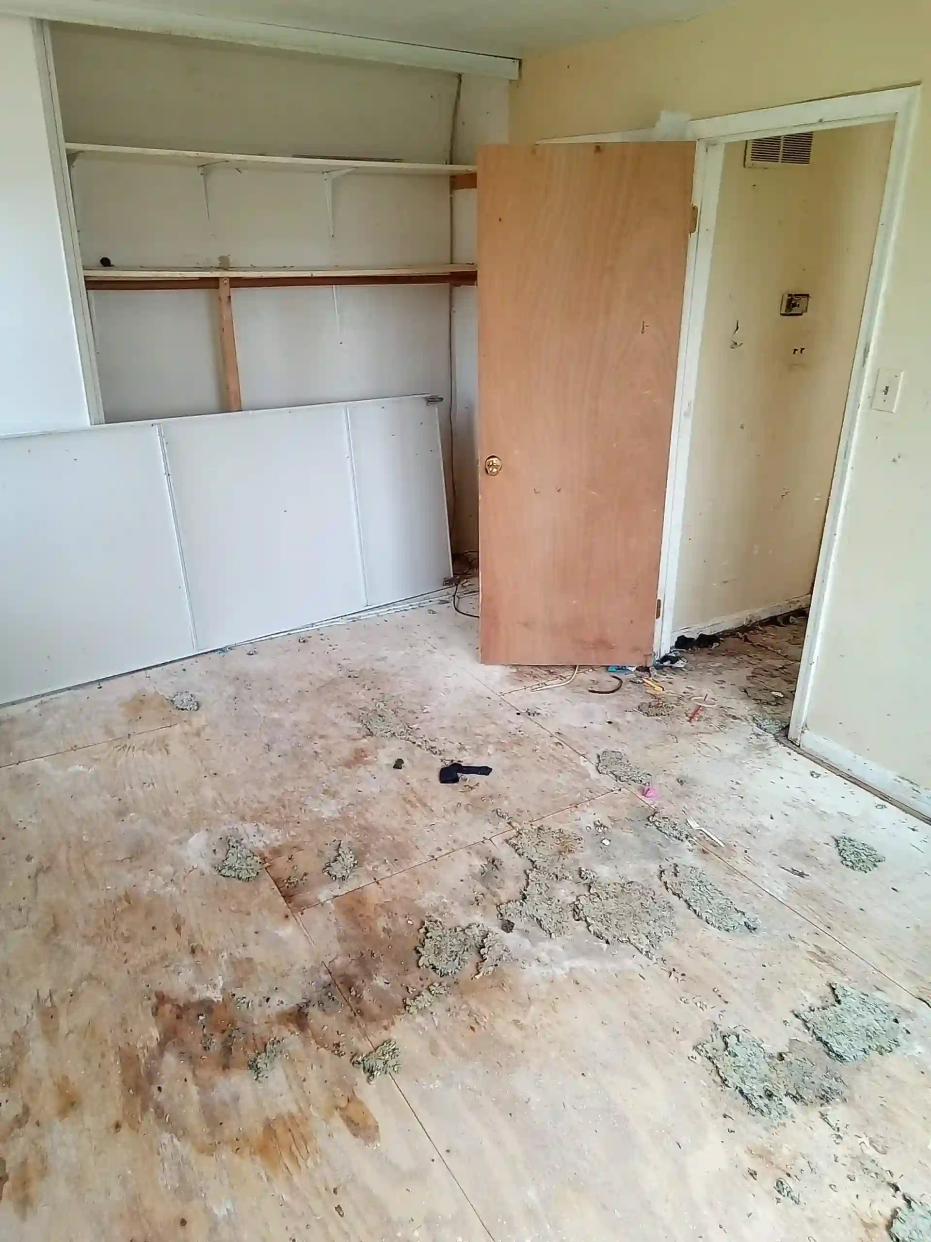 Before Property Reconstruction in Lorton, VA